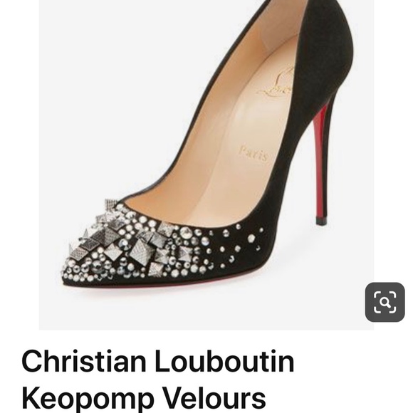 Christian Louboutin Keopomp Velours size 7 - Picture 4 of 4